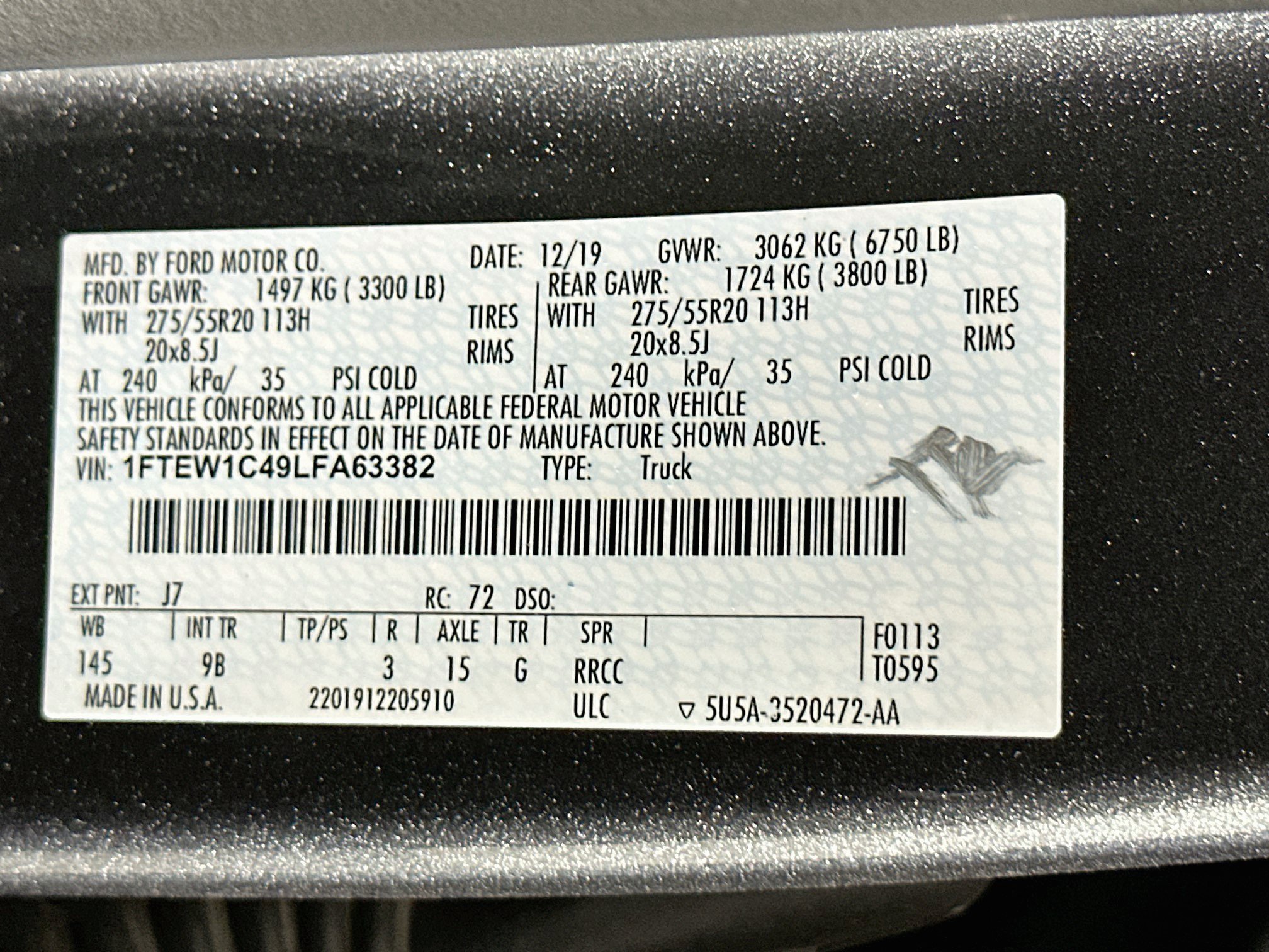 Used 2020 Ford F150 Platinum RWD image 12