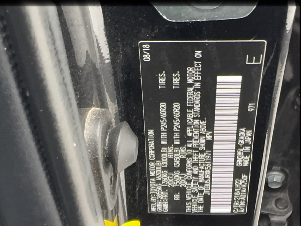 Used 2019 Toyota 4Runner Limited AWD/4WD image 60