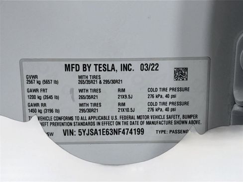 Used 2022 Tesla Model S Plaid image 30