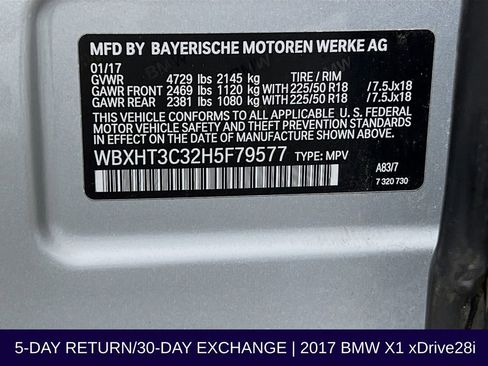Used 2017 BMW X1 xDrive28i image 37