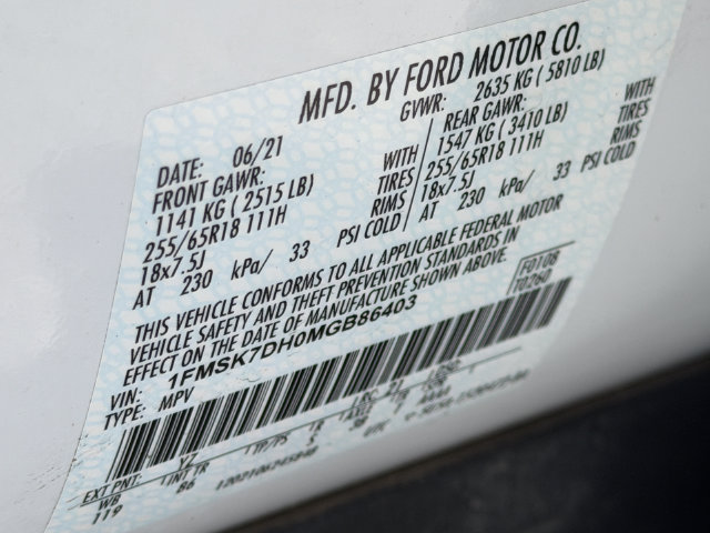Used 2021 Ford Explorer XLT RWD image 33