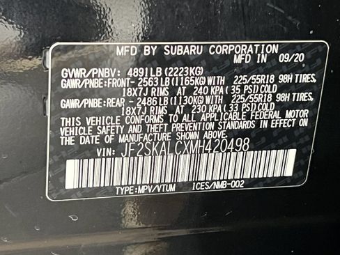 Certified 2021 Subaru Forester Sport w/ Popular Package #2 AWD/4WD image 27