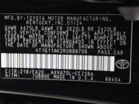 Used 2024 Toyota Camry SE FWD image 17