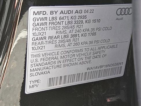 Used 2022 Audi Q8 Premium AWD/4WD image 28
