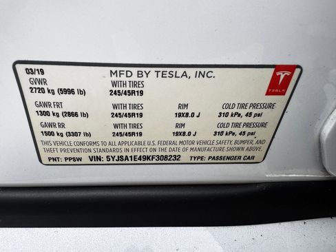 Used 2019 Tesla Model S P100D AWD/4WD image 30