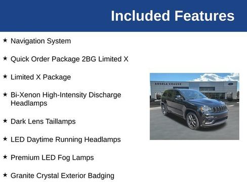Used 2019 Jeep Grand Cherokee Limited X AWD/4WD image 5