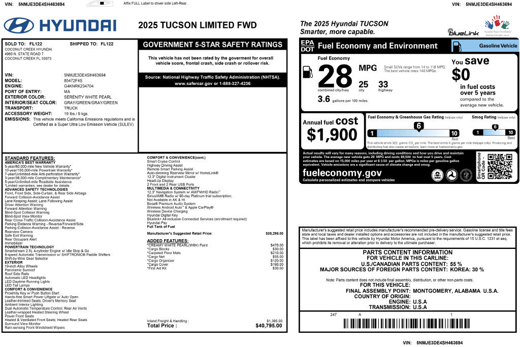 Used 2025 Hyundai Tucson Limited FWD image 3