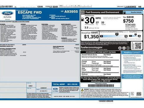 Used 2020 Ford Escape SEL image 9