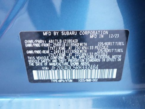 Used 2024 Subaru Crosstrek 2.0i Premium AWD/4WD image 42