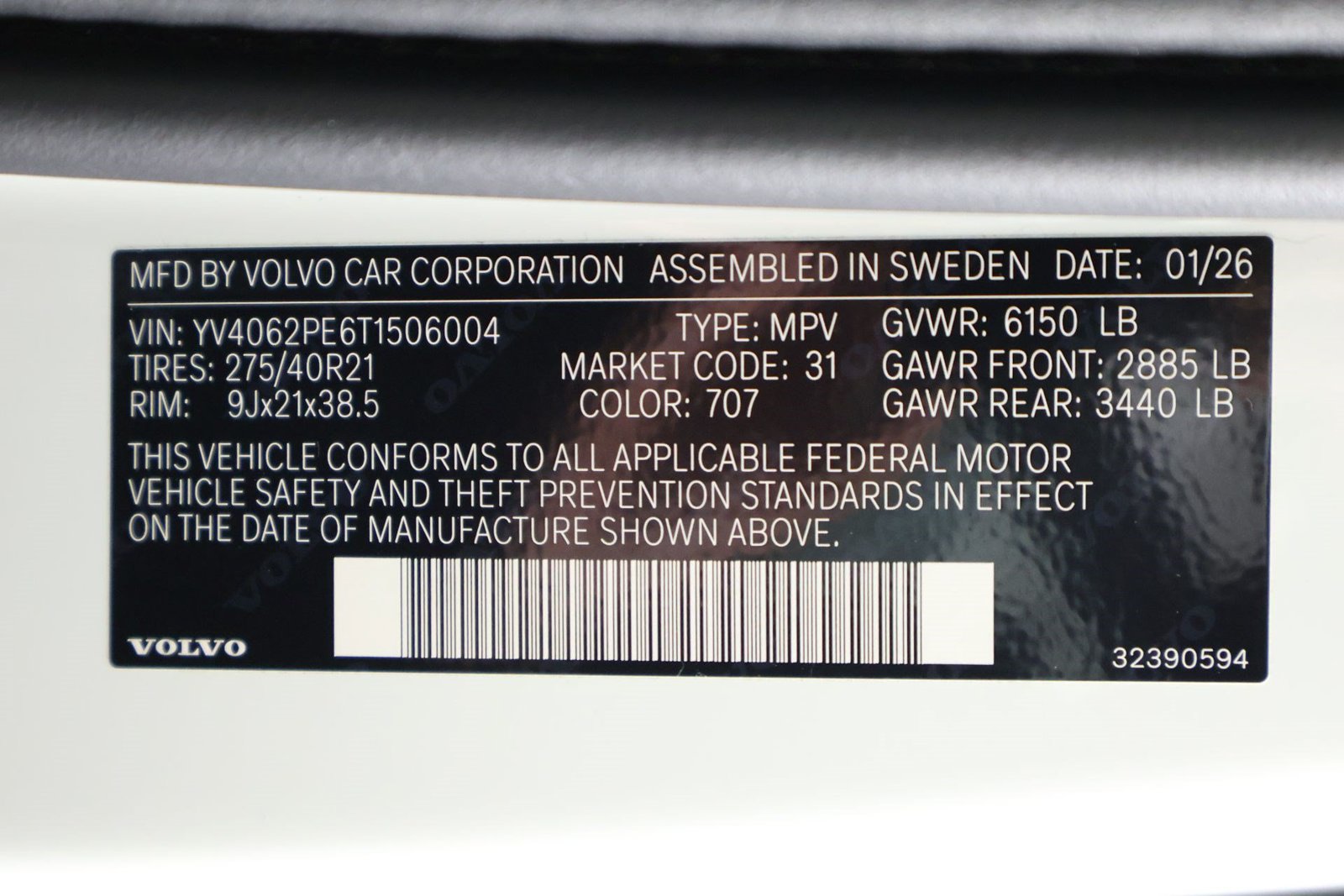 Used 2026 Volvo XC90 B6 Plus AWD/4WD image 16