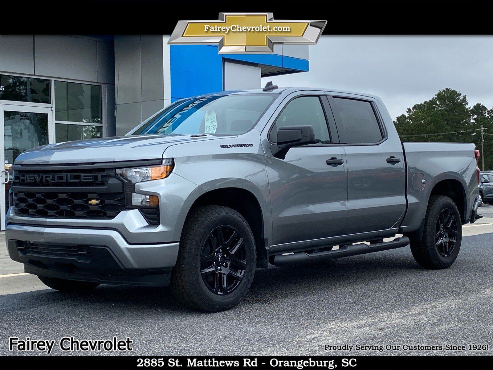 Used 2026 Chevrolet Silverado 1500 Custom w/ Turbomax Blackout Package RWD image 1
