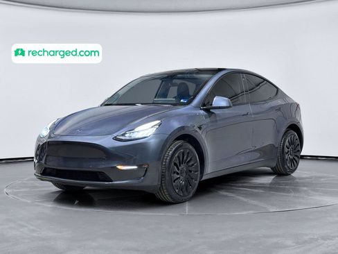 Used 2020 Tesla Model Y Long Range AWD/4WD image 1