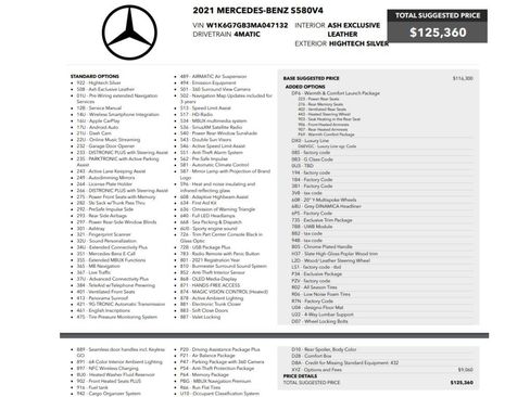 Used 2021 Mercedes-Benz S 580 4MATIC Sedan image 2