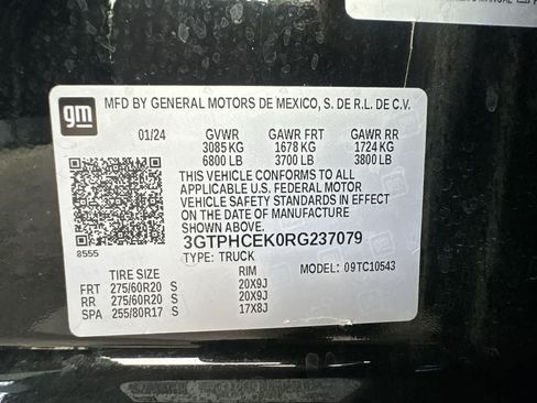 Used 2024 GMC Sierra 1500 Elevation w/ LPO, GMC Protection Package RWD image 29