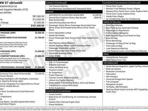 New 2027 BMW X7 xDrive40i w/ M Sport Package AWD/4WD image 11