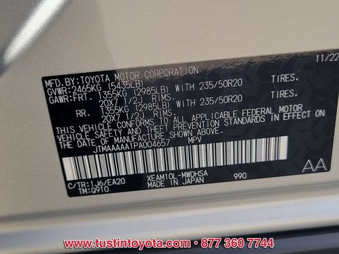 New 2023 Toyota bZ4X Limited w/ Weather Package image 15