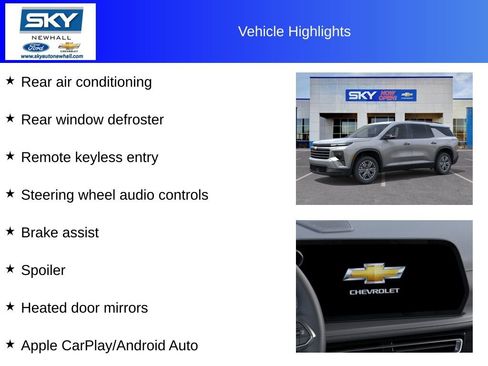 New 2026 Chevrolet Traverse LT image 12