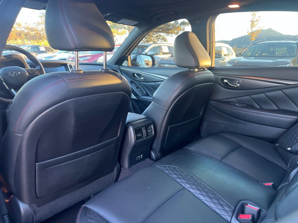 Used 2024 INFINITI Q50 Red Sport 400 w/ Black Opal Edition AWD/4WD image 22