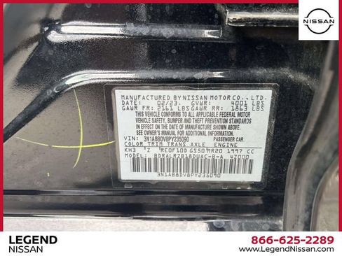 Certified 2023 Nissan Sentra SR w/ Midnight Edition Package FWD image 19