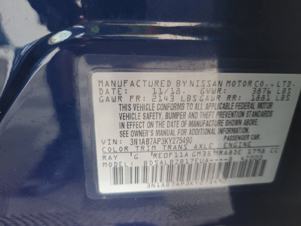 Used 2019 Nissan Sentra S FWD image 33