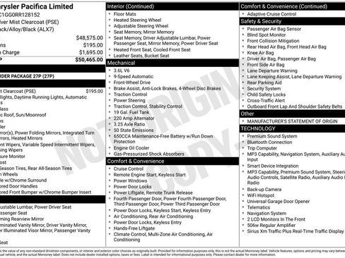Certified 2024 Chrysler Pacifica Limited FWD image 2