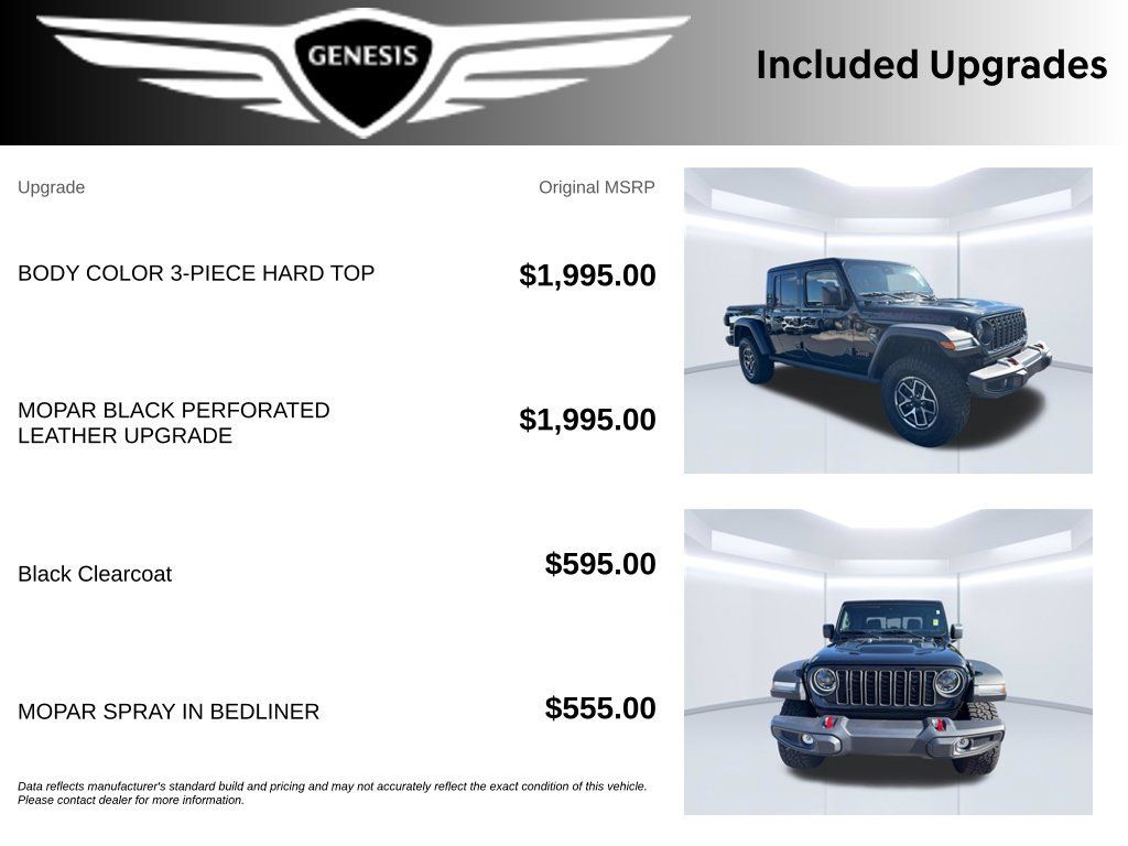 Used 2025 Jeep Gladiator Rubicon AWD/4WD image 12