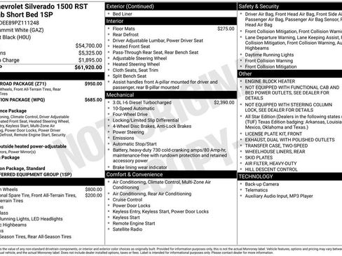 Used 2023 Chevrolet Silverado 1500 RST w/ Z71 Off-Road Package AWD/4WD image 12