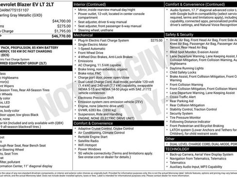 New 2026 Chevrolet Blazer EV LT FWD image 10
