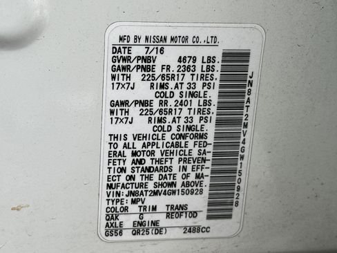 Used 2016 Nissan Rogue S w/ Appearance Package image 15