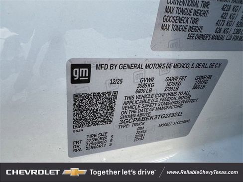 New 2026 Chevrolet Silverado 1500 Custom w/ LPO, Dark Essentials Package image 27