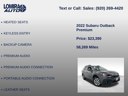Used 2022 Subaru Outback Premium AWD/4WD image 14