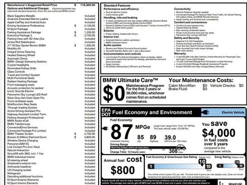 Used 2023 BMW i7 xDrive60 w/ Executive Package 2 image 2