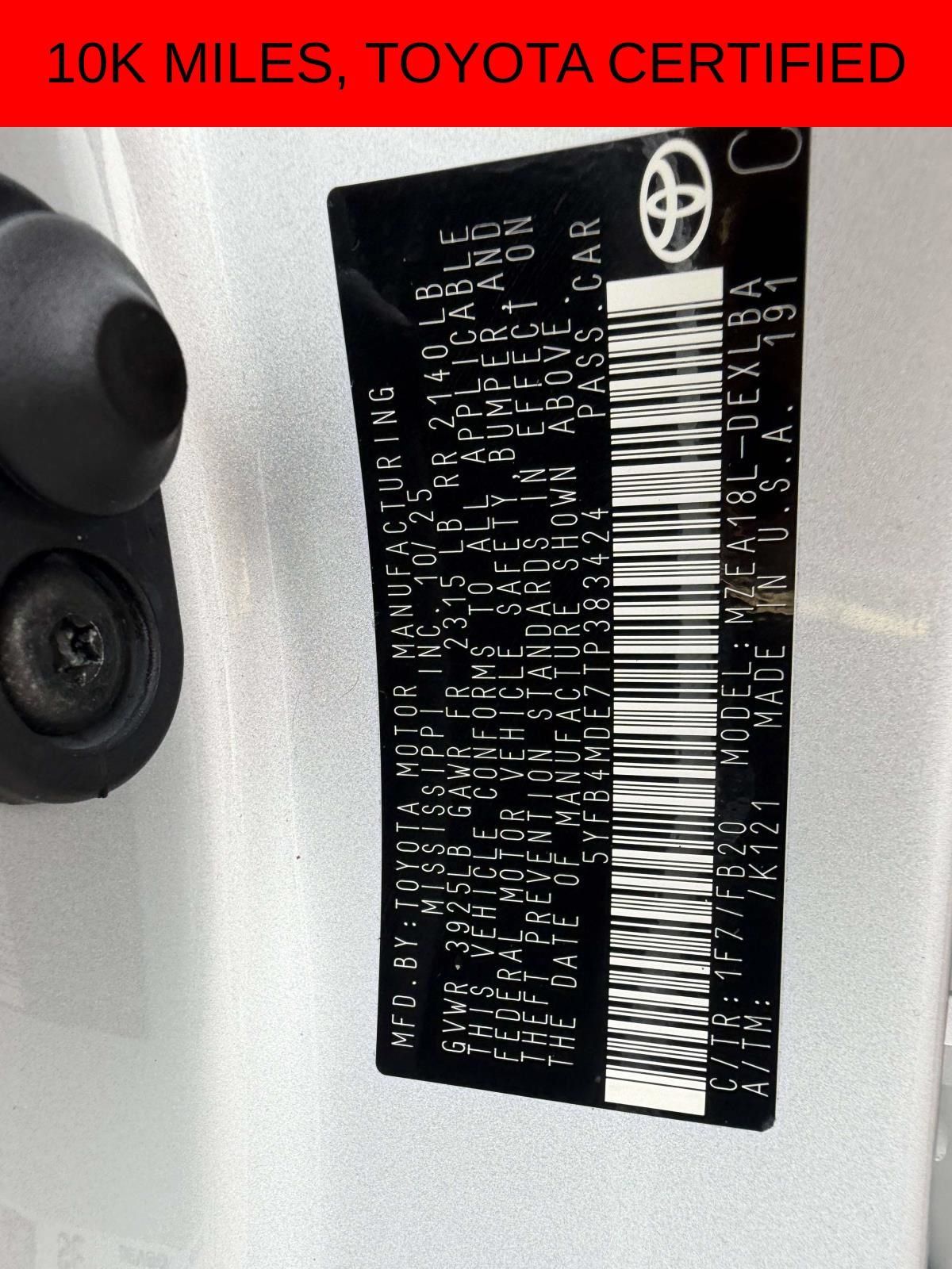 Certified 2026 Toyota Corolla LE FWD image 19