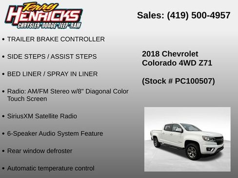 Used 2018 Chevrolet Colorado Z71 AWD/4WD image 23