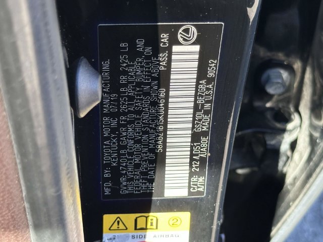Used 2019 Lexus ES 350 w/ Premium Package FWD image 27
