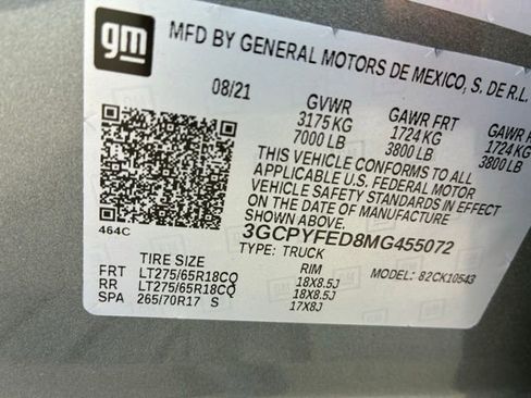 Used 2021 Chevrolet Silverado 1500 LT Trail Boss AWD/4WD image 13
