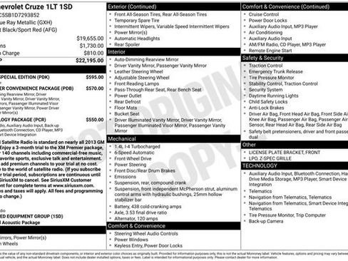 Used 2013 Chevrolet Cruze LT w/ Spring Special Edition image 49