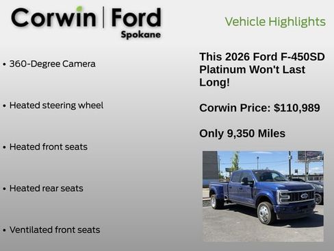 Used 2026 Ford F450 Platinum AWD/4WD image 11