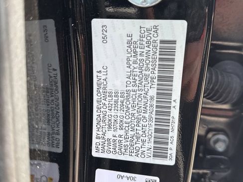 Certified 2023 Honda Accord EX image 24