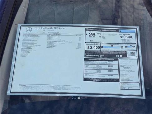 New 2026 Mercedes-Benz E 450 4MATIC Sedan image 18
