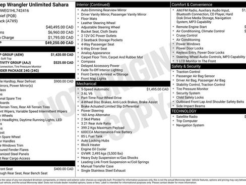 Used 2017 Jeep Wrangler Unlimited Sahara w/ Dual Top Group image 52