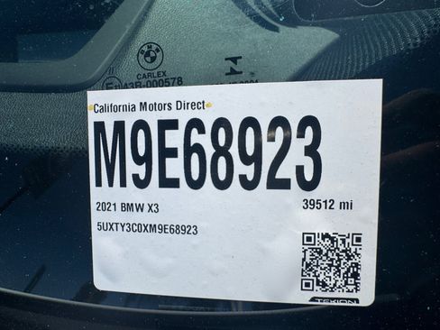 Used 2021 BMW X3 sDrive30i w/ Premium Package RWD image 21