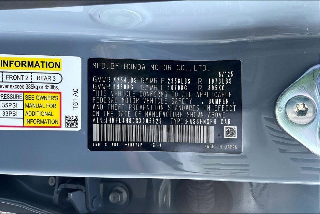 Certified 2025 Honda Civic Sport image 21