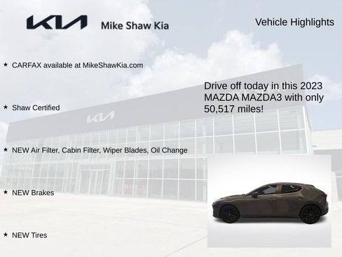 Used 2023 MAZDA MAZDA3 s AWD/4WD image 8