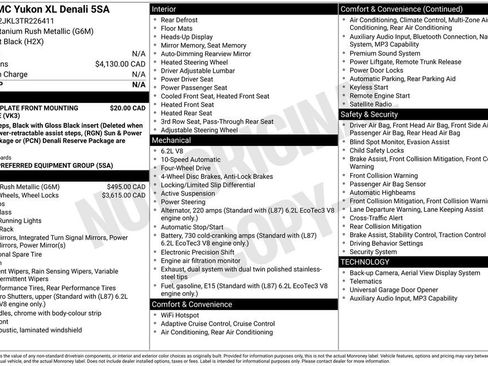 Used 2026 GMC Yukon XL Denali AWD/4WD image 9