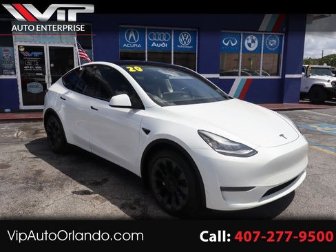 Used 2020 Tesla Model Y Long Range AWD/4WD image 1