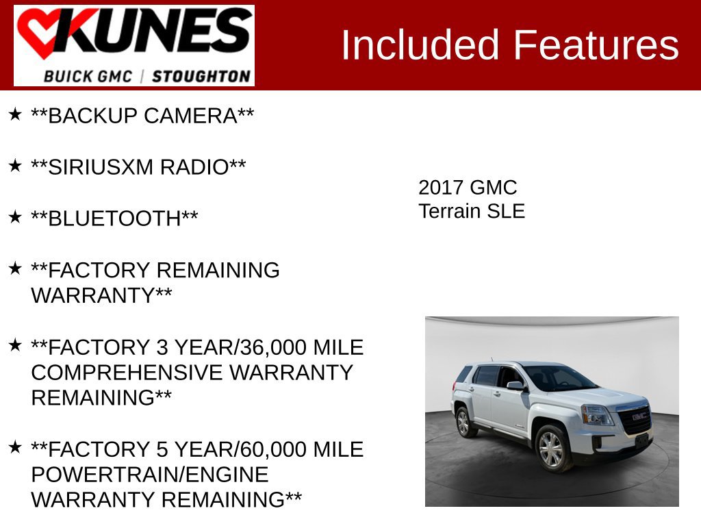 Used 2017 GMC Terrain SLE FWD image 2