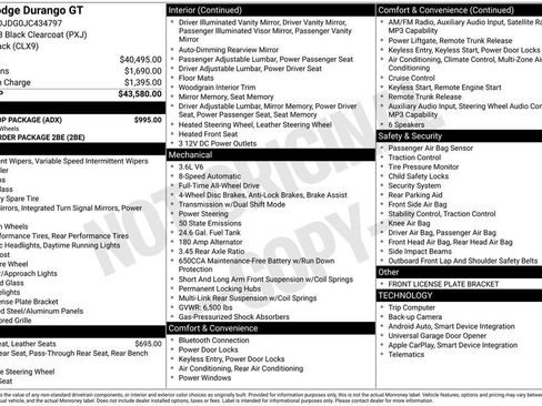 Used 2018 Dodge Durango GT w/ Blacktop Package image 33