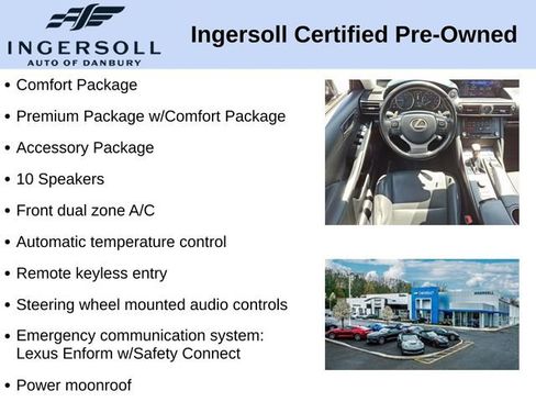 Used 2018 Lexus IS 300 AWD w/ Comfort Package image 10