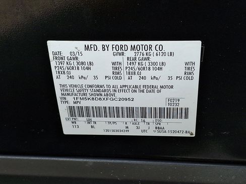 Used 2015 Ford Explorer XLT w/ Equipment Group 202B AWD/4WD image 30